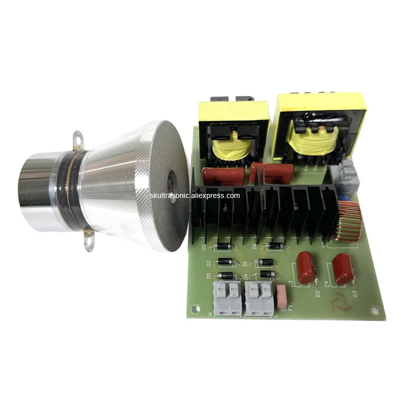 

28KHz 60W Ultrasonic PCB Circuit Board And Transducer For Lab Ultrasonic Cleaner Metal Parts Cleaning Machine