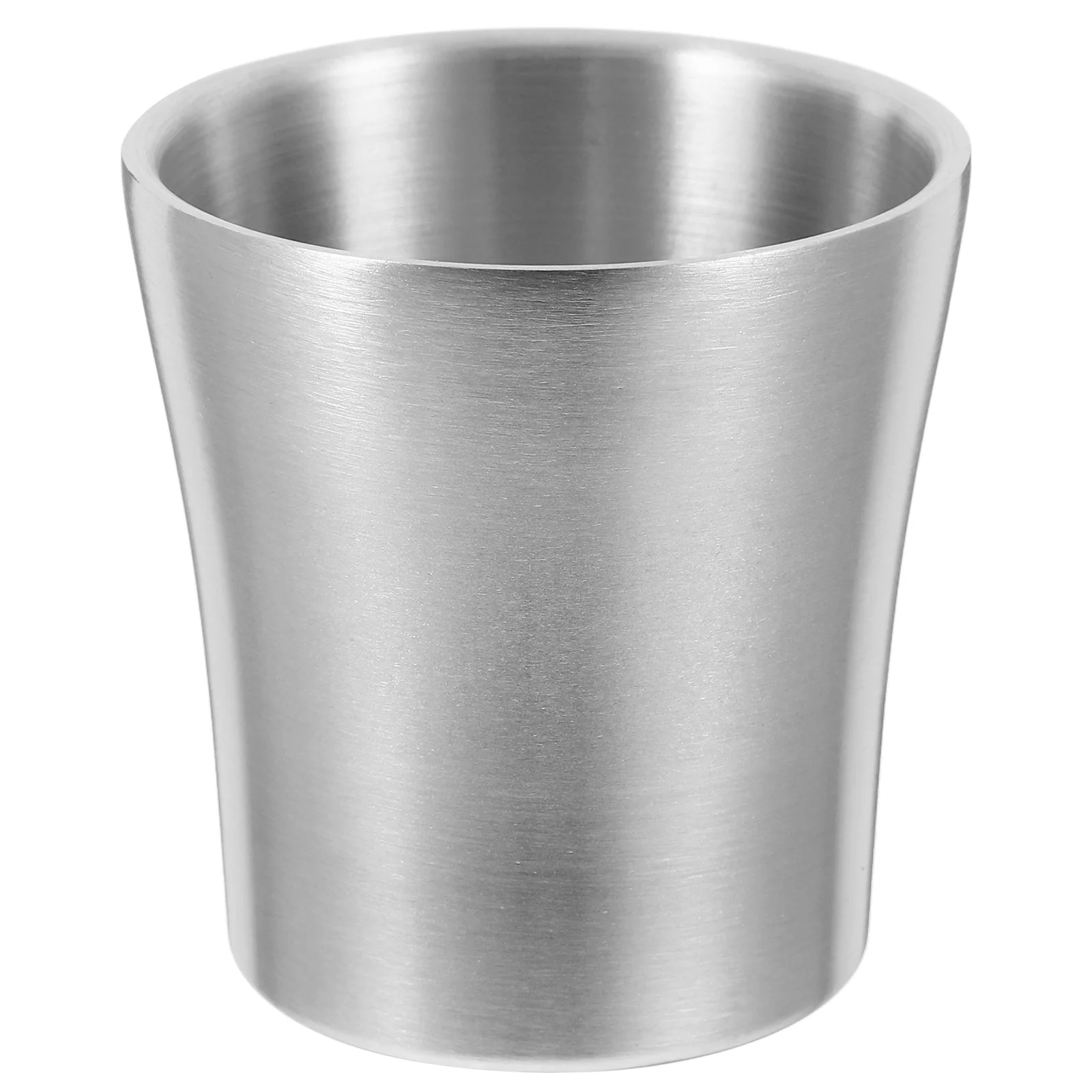 أكواب شرب معدنية من الفولاذ المقاوم للصدأ 180 مللي أكواب معزولة قابلة للتكديس للسفر والتخييم والحمام كوب تخزين فرشاة الأسنان