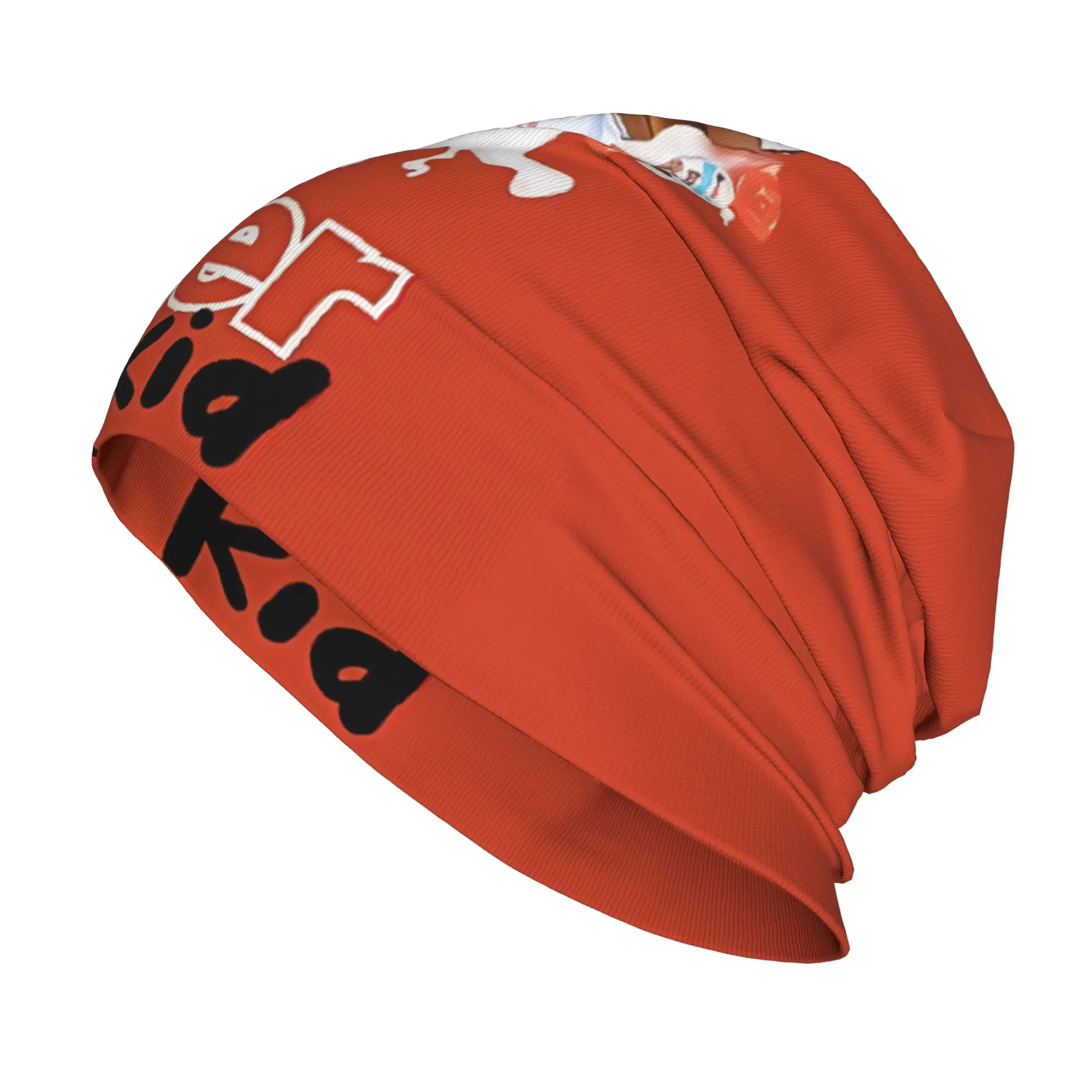 Bonnet Hats Kinder Surprise Men Women's Thin Hat Orange Background Autumn Spring Cap Design Skullies Beanies Caps