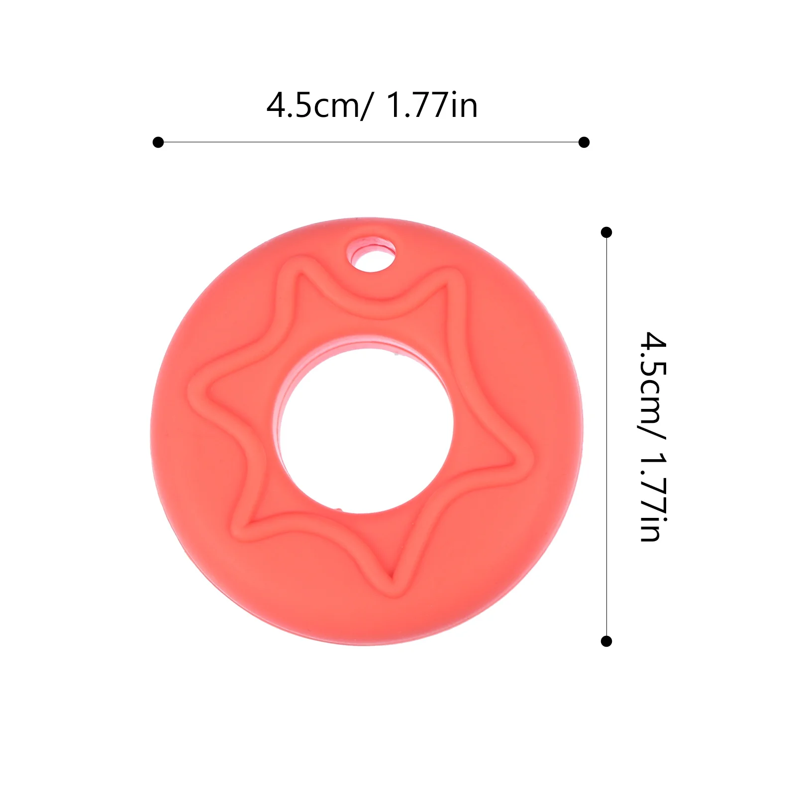 

2 Pcs Silicone Baby Teether Blocks Hollow Molar Chew Pendant Tooth Gum Relief Toy for Infants Food Grade Soft Tube Stopper