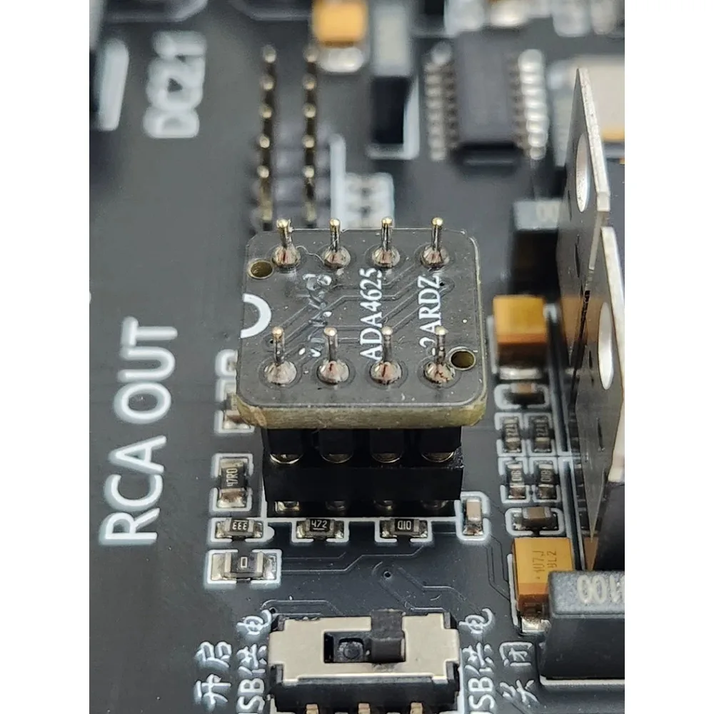 ADA4625 2 مضخم تشغيلي فك التوصيل، مزود بدائرة فك التوصيل، رقاقة إلى توصيل التحويل