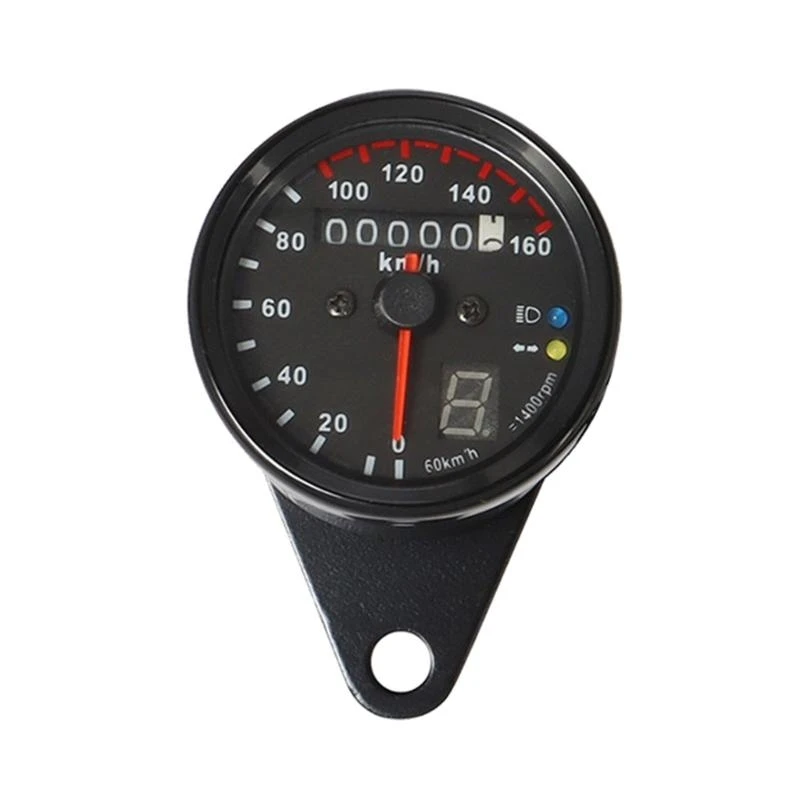  Vintage Odometer Tachometer Motorcycle Accessories LED Backlight Speedometer for Iron Horse Earth Repair Part