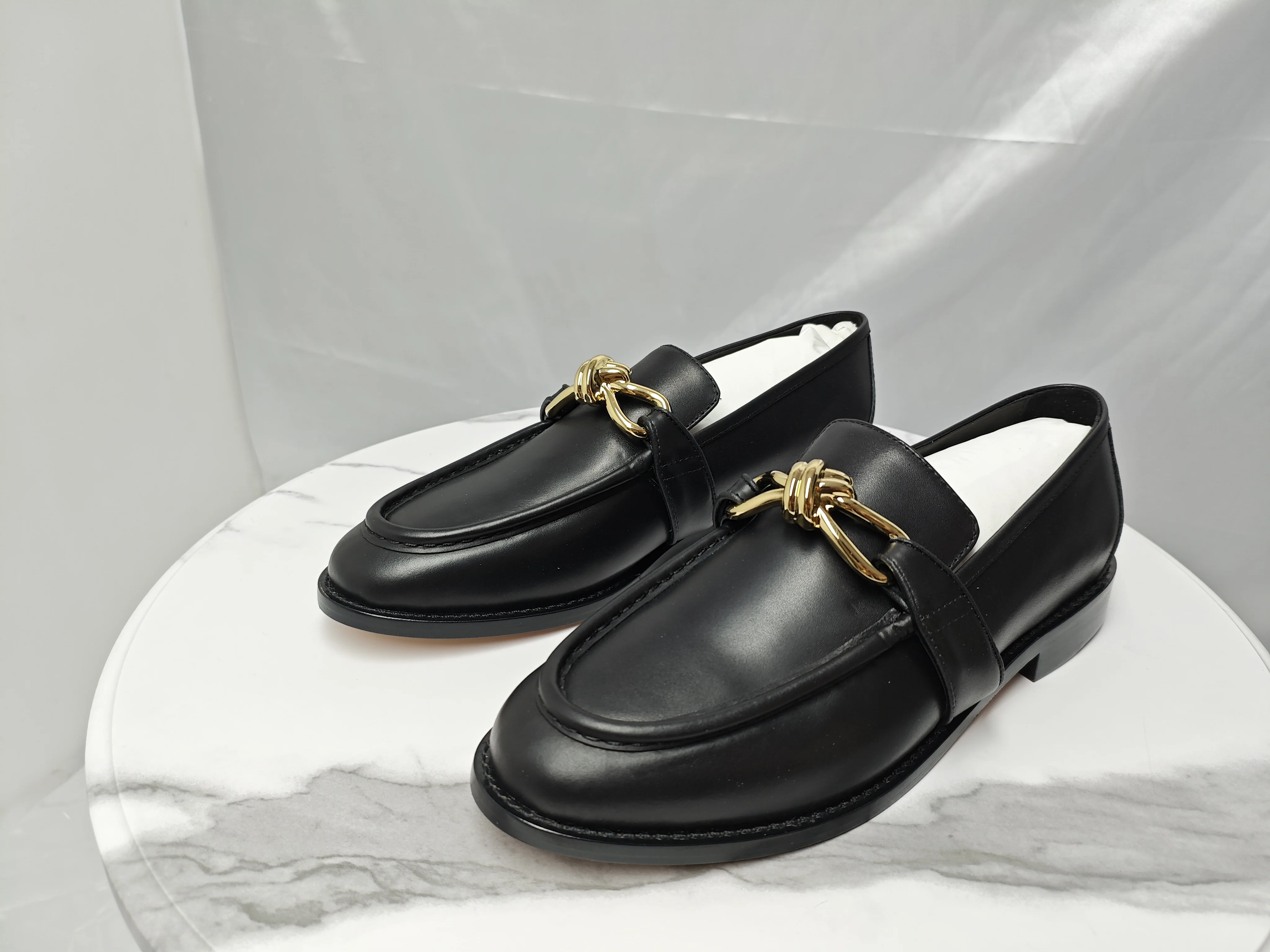 25 Slip-on Leather Shoes Trendy and Beautiful Advanced Texture Niche Beautiful Cowhide All-Match High Street AD2204