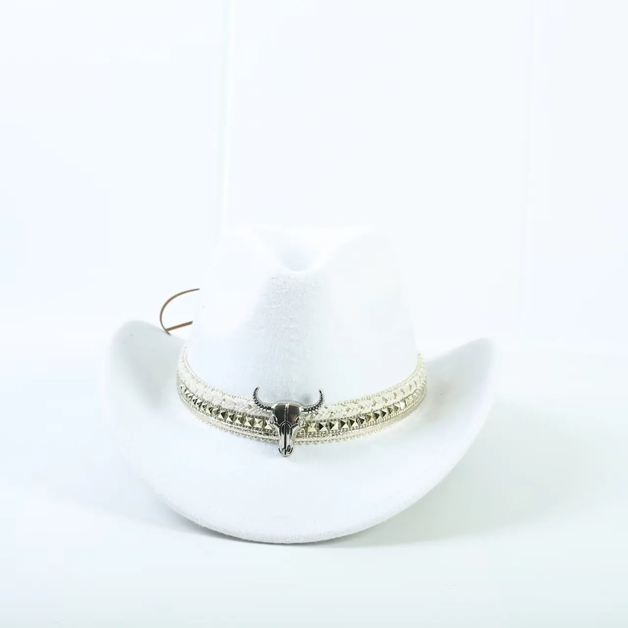 2026 1 Stück Neuer Herzförmiger Cowboy-Kopfschmuck Filzhut Neuer Outdoor-Hut für Männer und Frauen Ritterhut – Detail 21