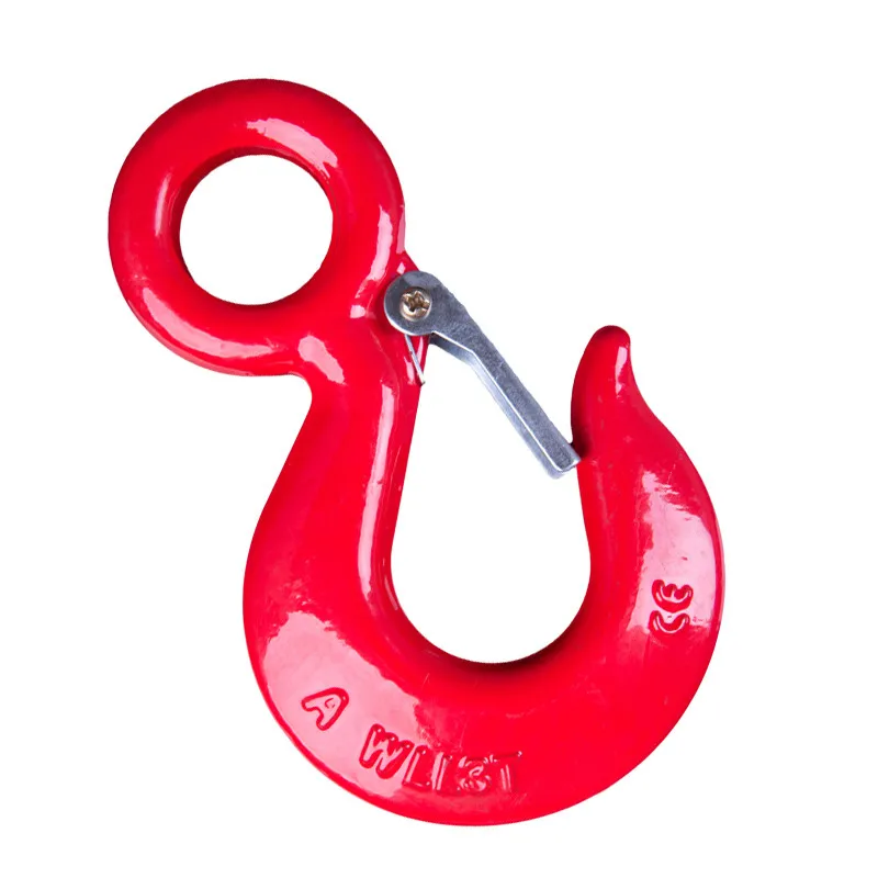 Large Opening Lifting Hooks Hanger High Strength Crane Swing Hook G80 Alloy Steel Forging Hook 1-7 Tons Weight