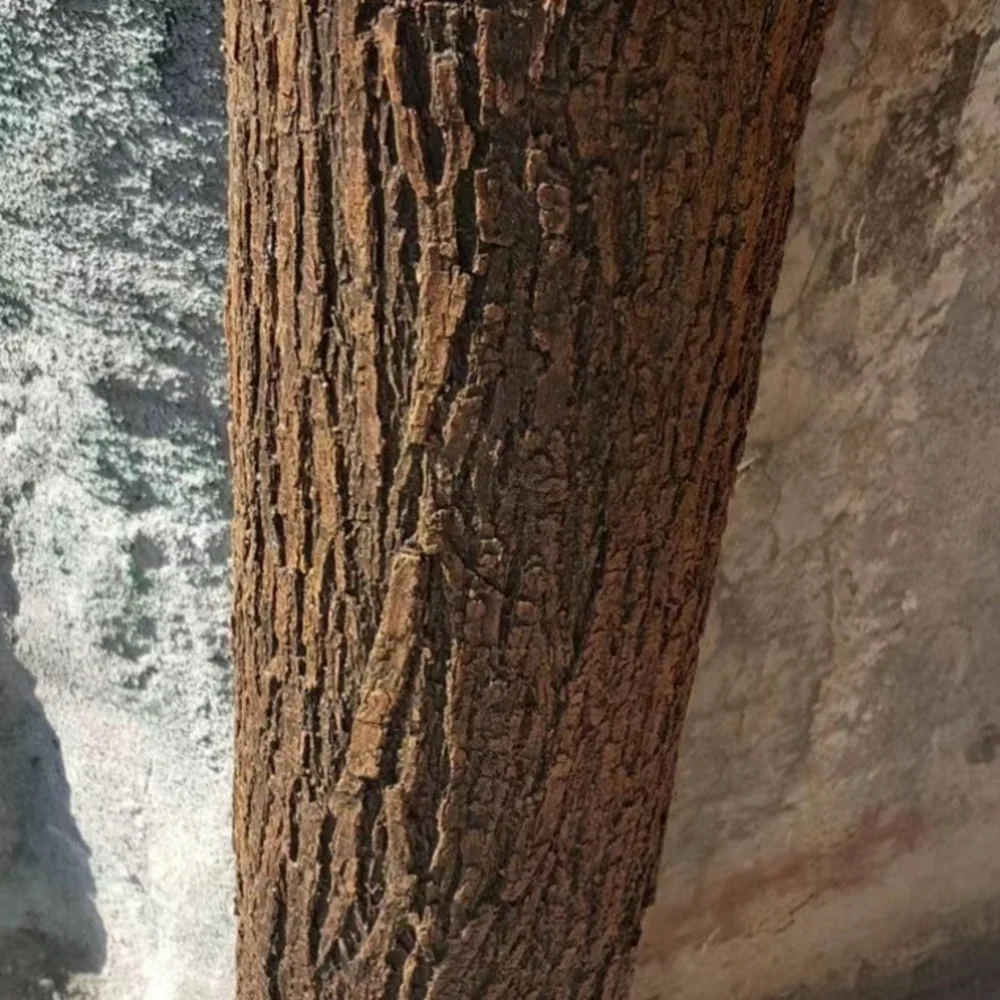 Simulated Bark Landscaping Pipe Lamp Post Wall Column Pillar Decoration Garden Home Artificial Silicone Tree Bark Ornament