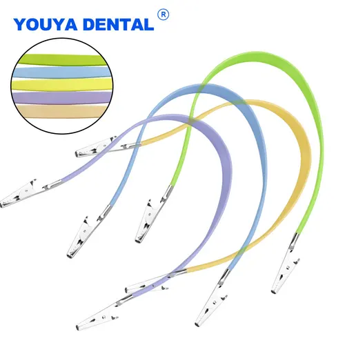 Clip para babero y bufanda Dental, papel de silicona esterilizable, toalla para Saliva, Clips para babero, consumibles de odontología, herramientas, servilleteros, 1 ud.
