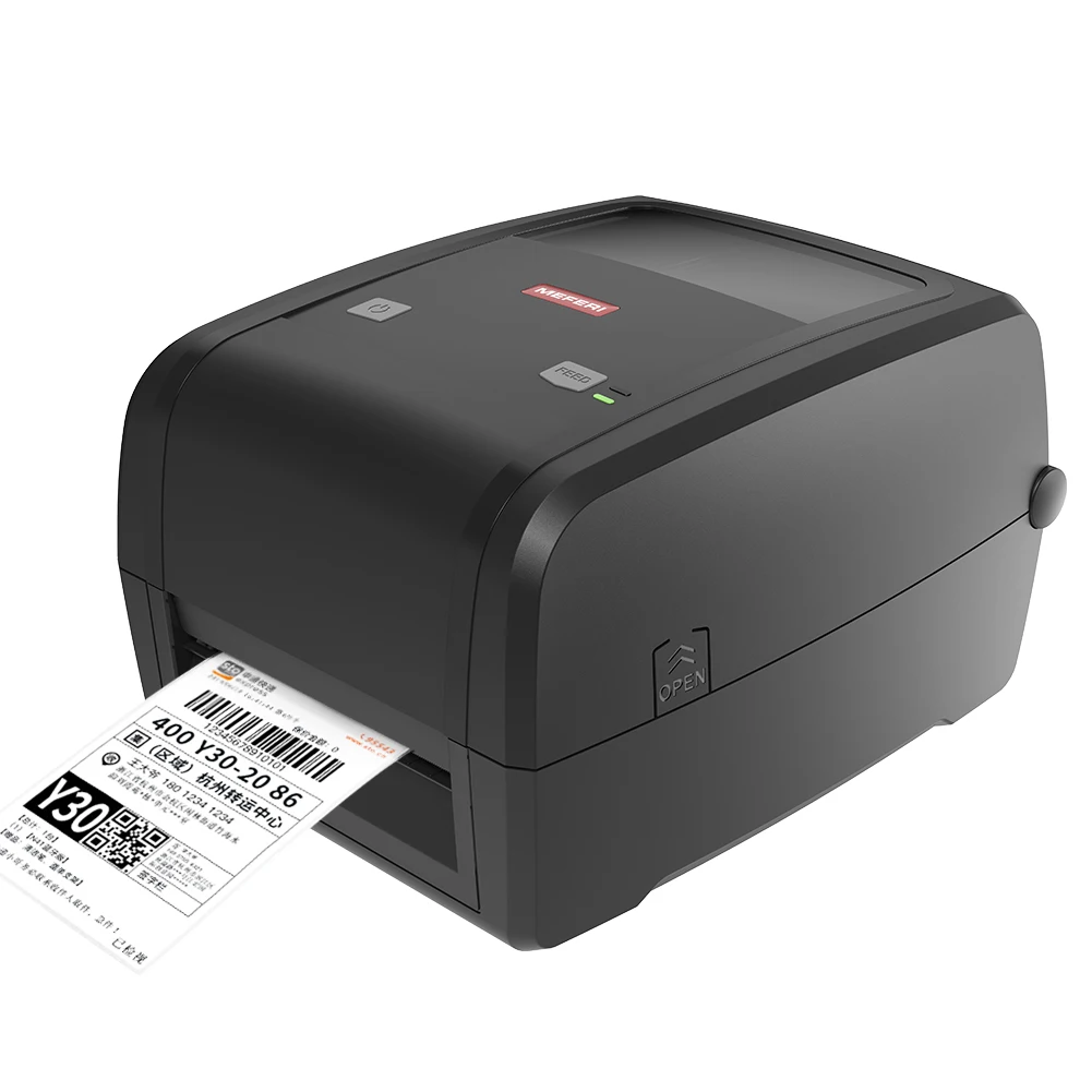 New Fast Printing Desktop Transfer Label Barcode Thermal Printer For Logistics Industry With Bluetooth