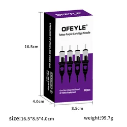 YilongTattoo Needles Disposable Professional Cartridge 0401RL 0603RL 0803RL 1003RL Purple High Quality Tattoo Needle Cartridges