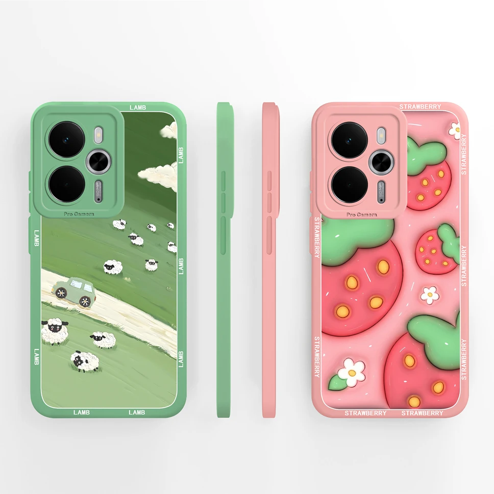 Funda para Realme 14 T 5G diseño de mariposa carcasa de teléfono protección de cámara Funda trasera de silicona líquida suave para Realme14T Funda Capa