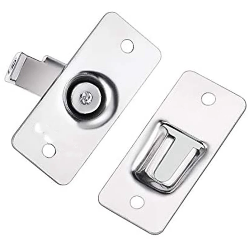 ABFN-90 Degree Door Buckle Latch Stainless Steel Right Angle Lock Sliding Door Door Right Angle Window Bathroom Door Latch
