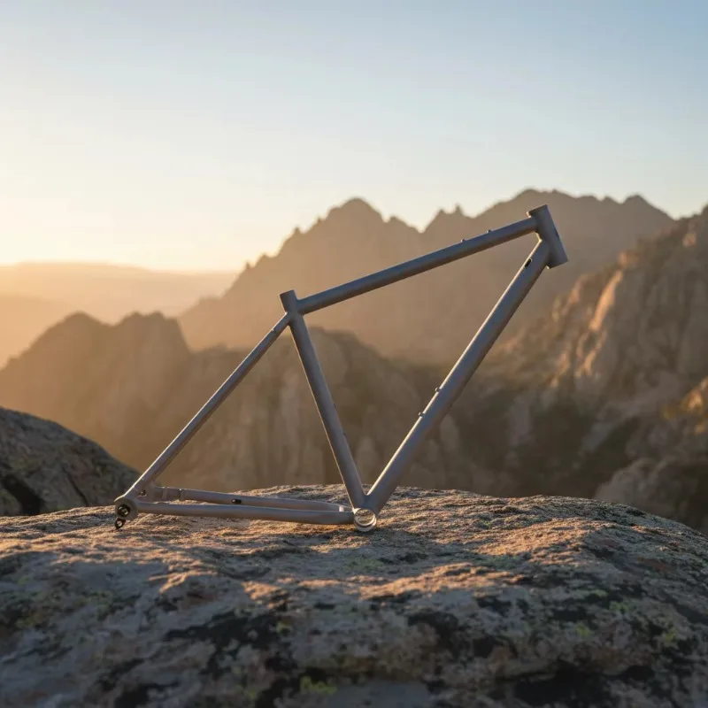 

29 Inch Titanium Mountain Bike Frame For 2.6 Inch Tires Super Boost 148mm Spacing MTB Enduro Trail Riding Bicycle Frame