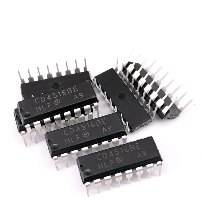 (10pcs) CD4516BE DIP-16 CD4516 DIP16 4516BE DIP CMOS PRESETTABLE UP/DOWN COUNTERS