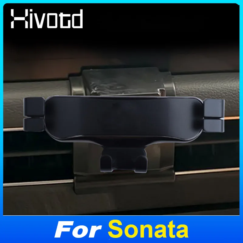 

GPS Car Air Outlet Mobile Phone Holder 360 Degree Rotating Bracket Mount Auto Interior Accessories For Hyundai Sonata 2022 2023