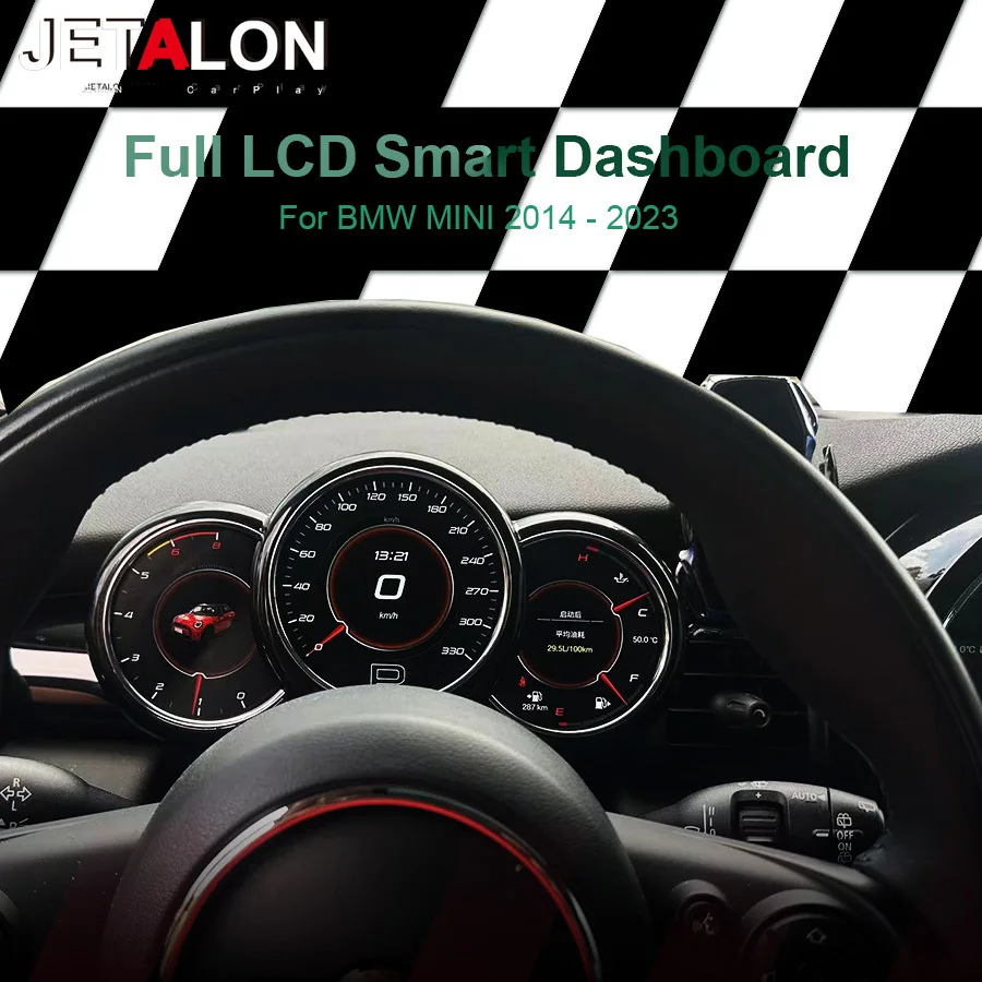 Digital Virtual Cockpit For Bmw Mini R F 2006-2013  Panel LCD Dashboard Instrument Gauge Cluster Speedometer Screen Multiple UI