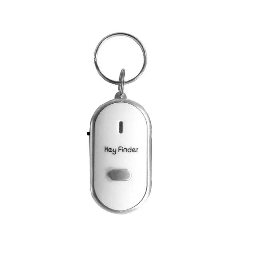 

Mini Anti-Lost Keyring Key Locator Light Torch Pet Tracker Keyfinder Locator Tracker Sound Control Alarm LED Whistle Key Finder