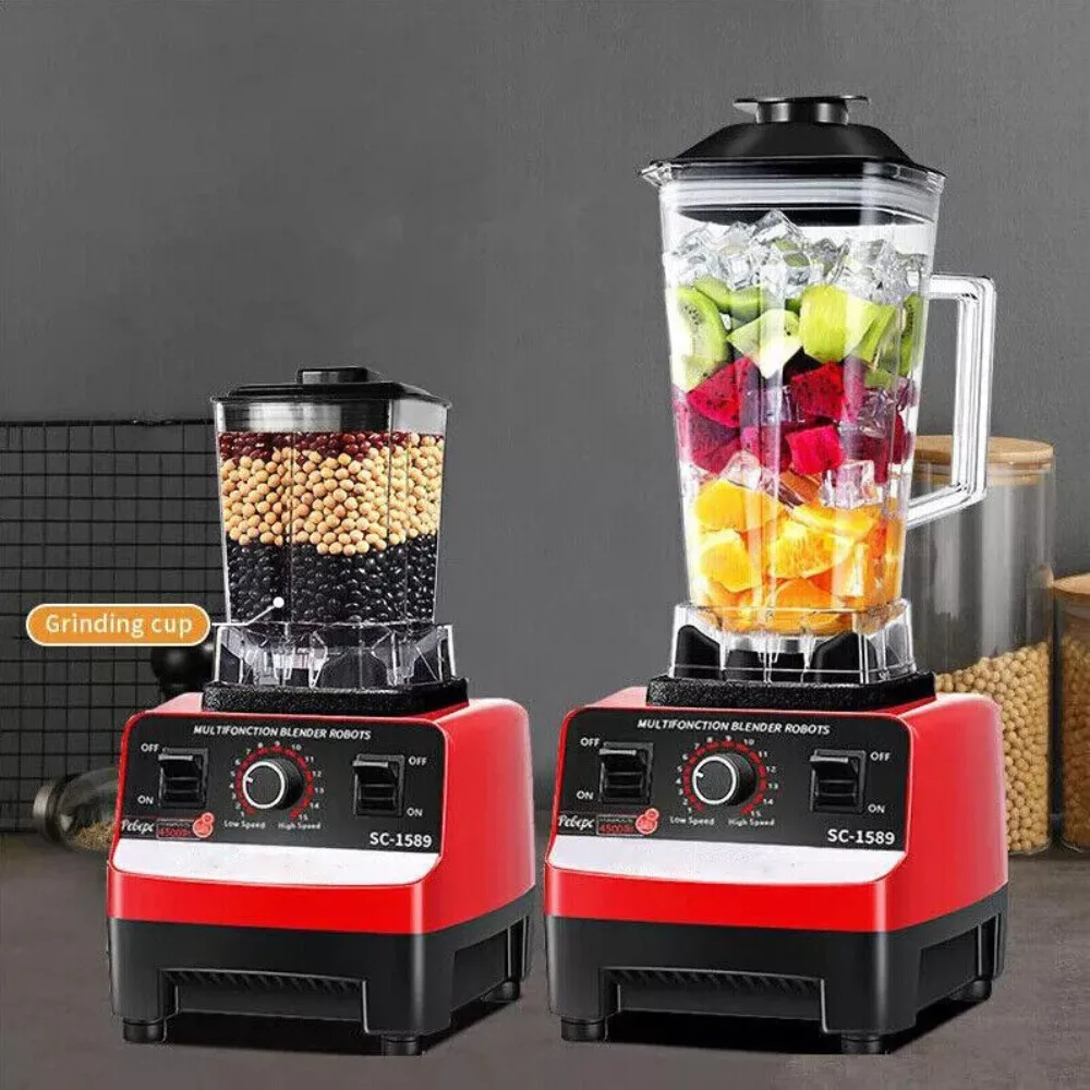 4500W 2L Multifunctiona  Blender Food Processor Smoothie Juicer Ice Crusher