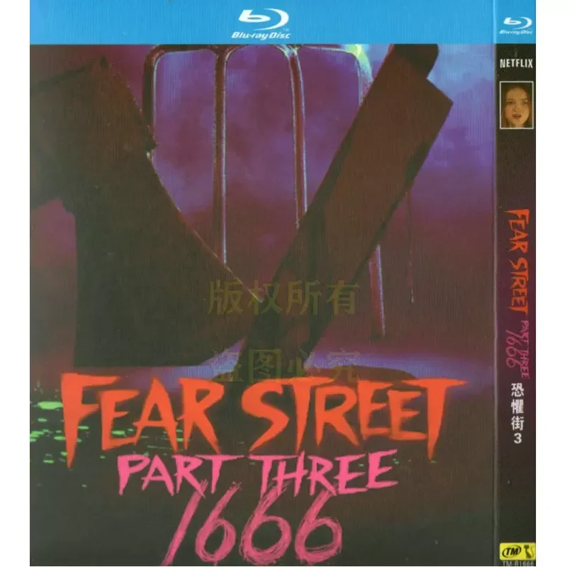 American Horror Suspense Movie Fear Street 1-3 BD Blu-ray High Definition 3 Discs