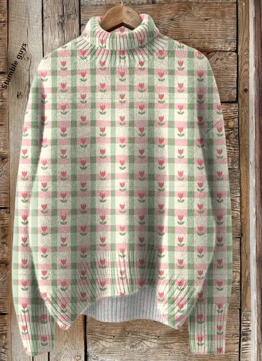 الخريف الشتاء السيدات سترة عارضة الأزياء الأوروبية الأمريكية نمط دافئ دافئ عيد الميلاد الغزلان سانتا هوديي متماسكة أعلى