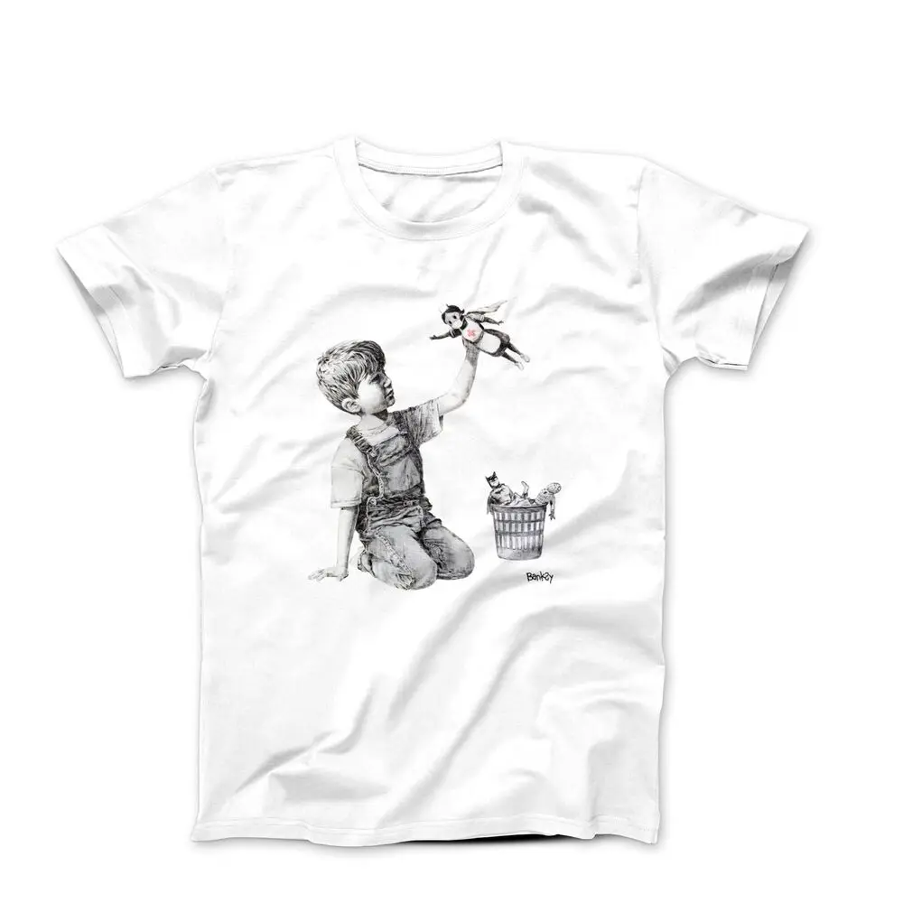 Banksy Superhero Nurse (2020) Street Art T-shirt High Quality 100%Cotton Short Sleeve