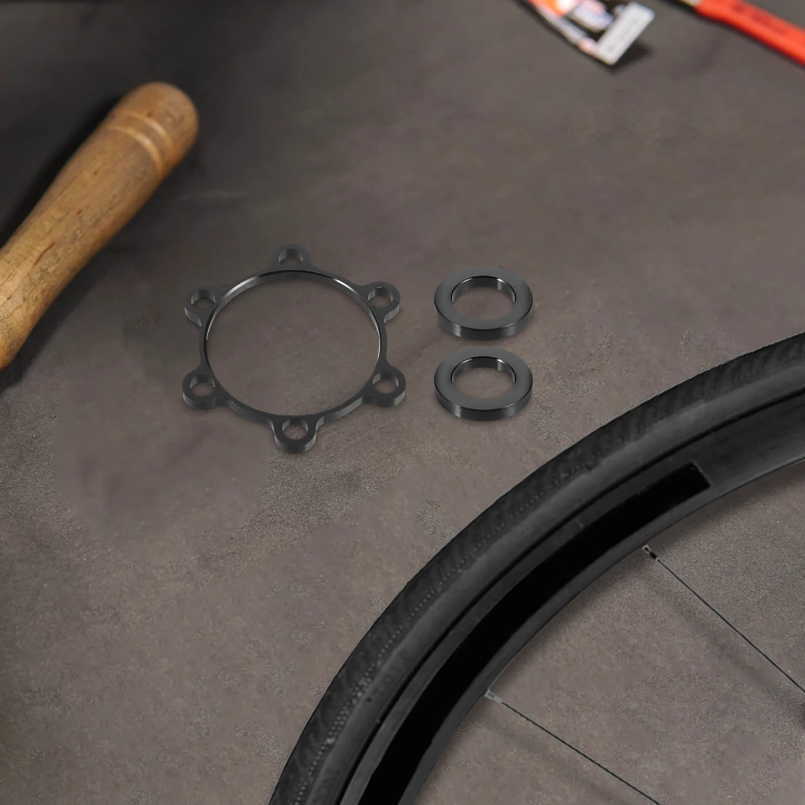 

1Set Hubcentric Wheel Spacer Gasket Conversion Washer Durable Cycling Wheel Accessories Compact Fastening Safety