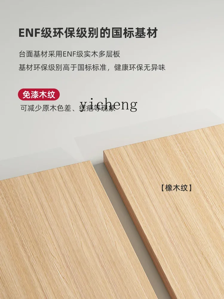 A2-7 Cream Style Bedside Table Desk Integrated Retractable Folding Bedroom Home Study Desk Writing Storage Desk