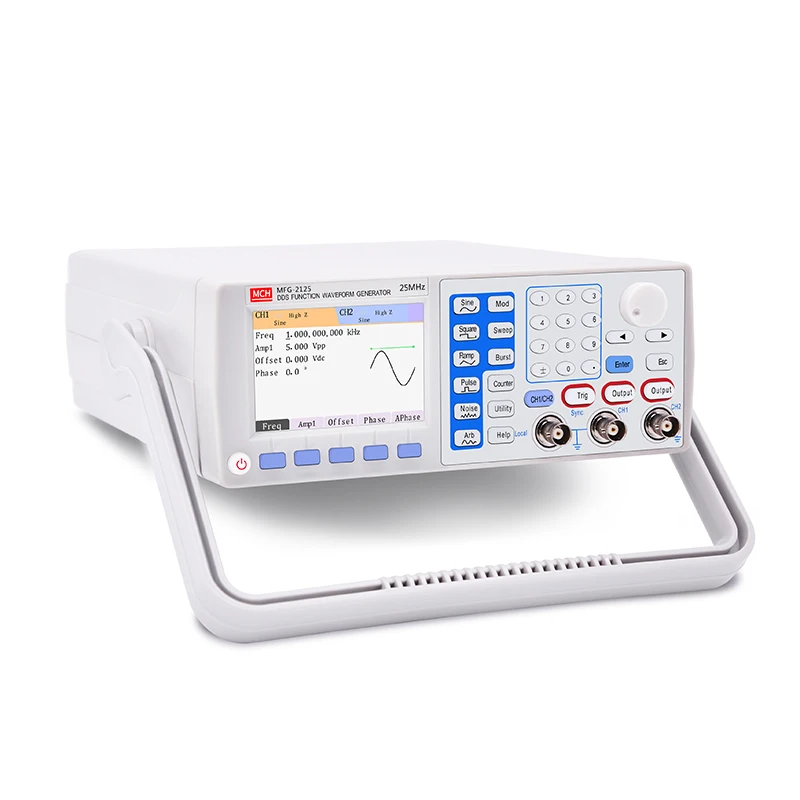 Dual Channel Function Signal Generator DDS Arbitrary Waveform 25MHz Frequency Meter Sweep Frequency Meter Signal Source