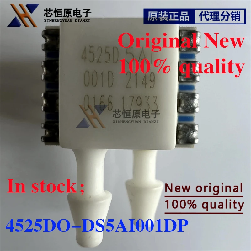 Brand New 4525DO-DS5AI001DP 4525D 5AI 001D MS4525DO 6.89Kpa 5V DIP8 Pressure sensor, I2C, 30 inch-H2O, dual channel