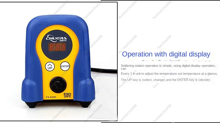 FX-888D Digital Display Intelligent Welding Table Adjustable Constant Temperature Electric Soldering Iron