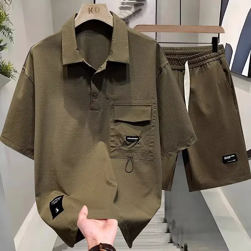 

Casual Men's Short Sleeve T-Shirt Shirt Summer Fashionable Set Youth Style Comfortable Breathable Quick Dry Easy Care