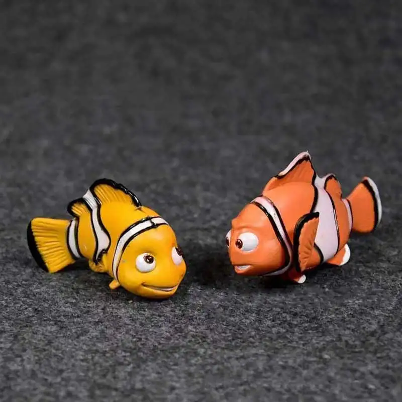 Finding Nemo Indiana Jones Dolly Marlin Clownfish Nemo decoraciones para fiestas, juego de adornos para hornear pasteles, juego hecho a mano