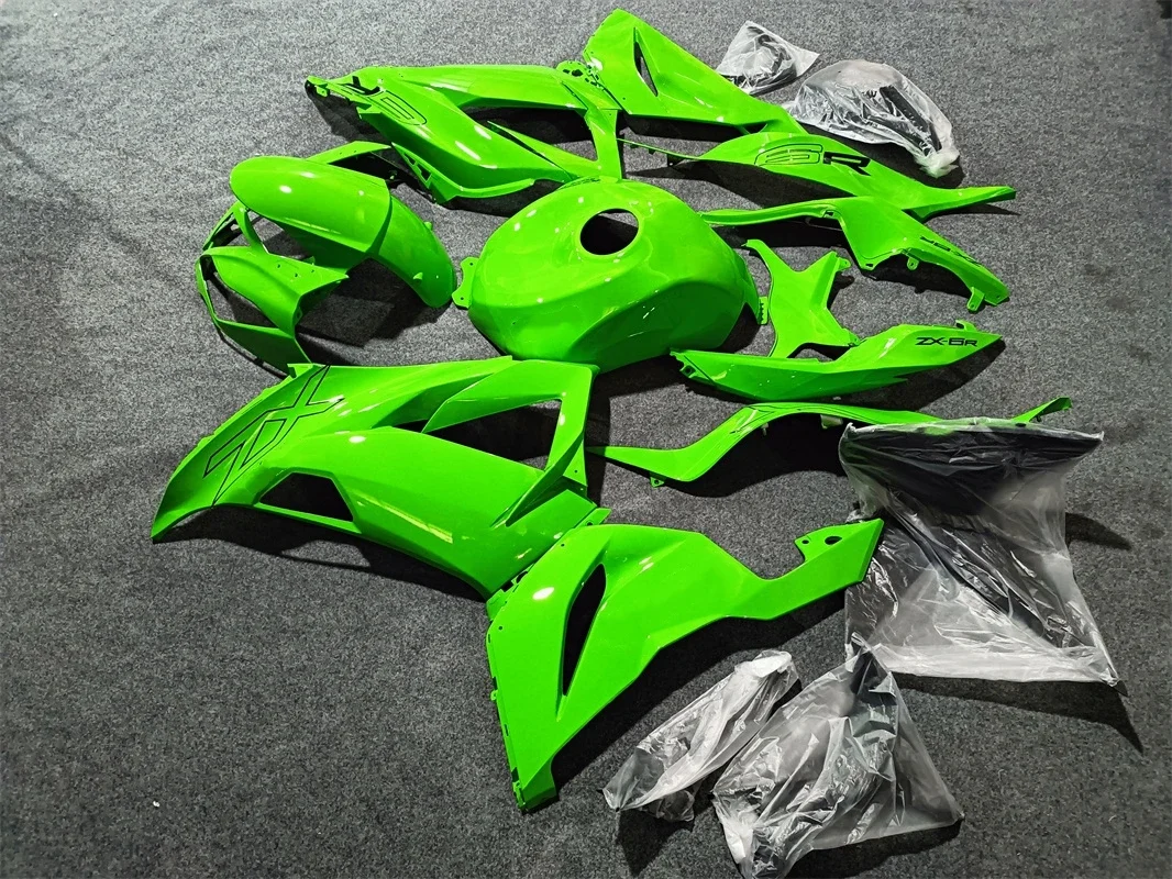New ABS Fairings Kit Fit for Kawasaki Ninja ZX-6R 636 599 2013 2014 2015 2016 2017 2018 13 14 15 16 17 18 Custom Green