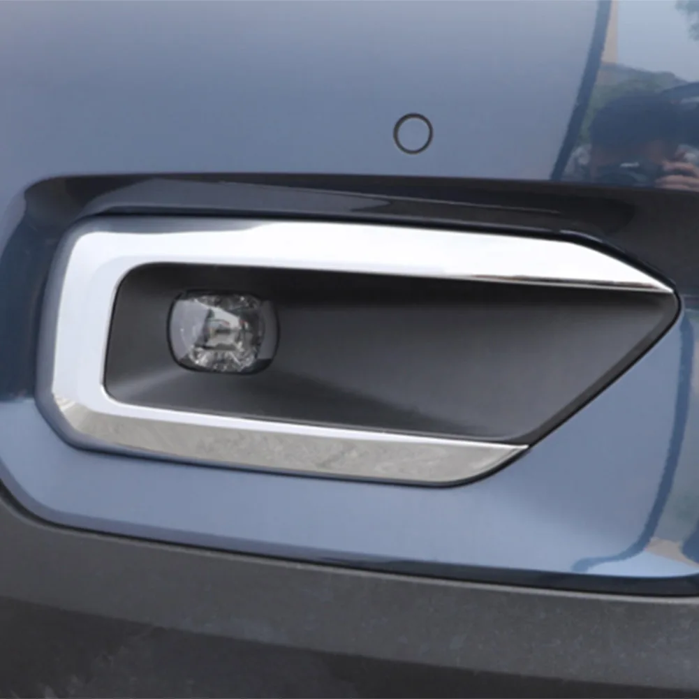 

1 Pairs Car Styling Front Fog Lamp Frame Modified Head Fog Light Decoration Cover For Volvo XC40 2018-2022 ABS Chrome