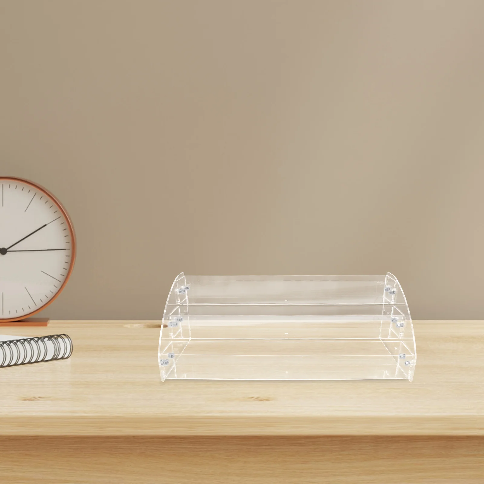 

Transparent Display Riser for Perfume Organizer Clear Makeup Stand Cupcake Holder Desktop Vanity Organizer Dresser Shelf