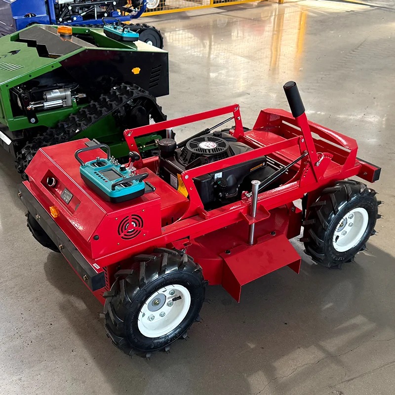 Customized small, new type of intelligent remote control lawn mower for home use, professionally designed
