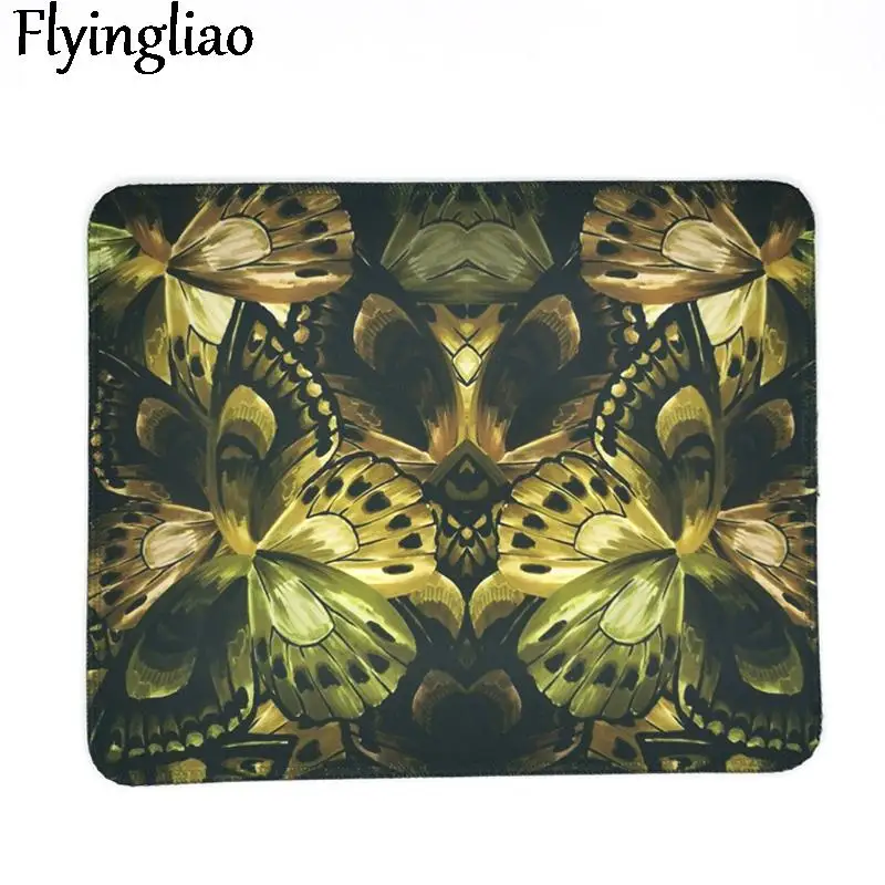 Red Butterfly 3mm Mouse Pad Small Cute Girl Cartoon Game Ins Computer Office Oversized Thickened Table Mat