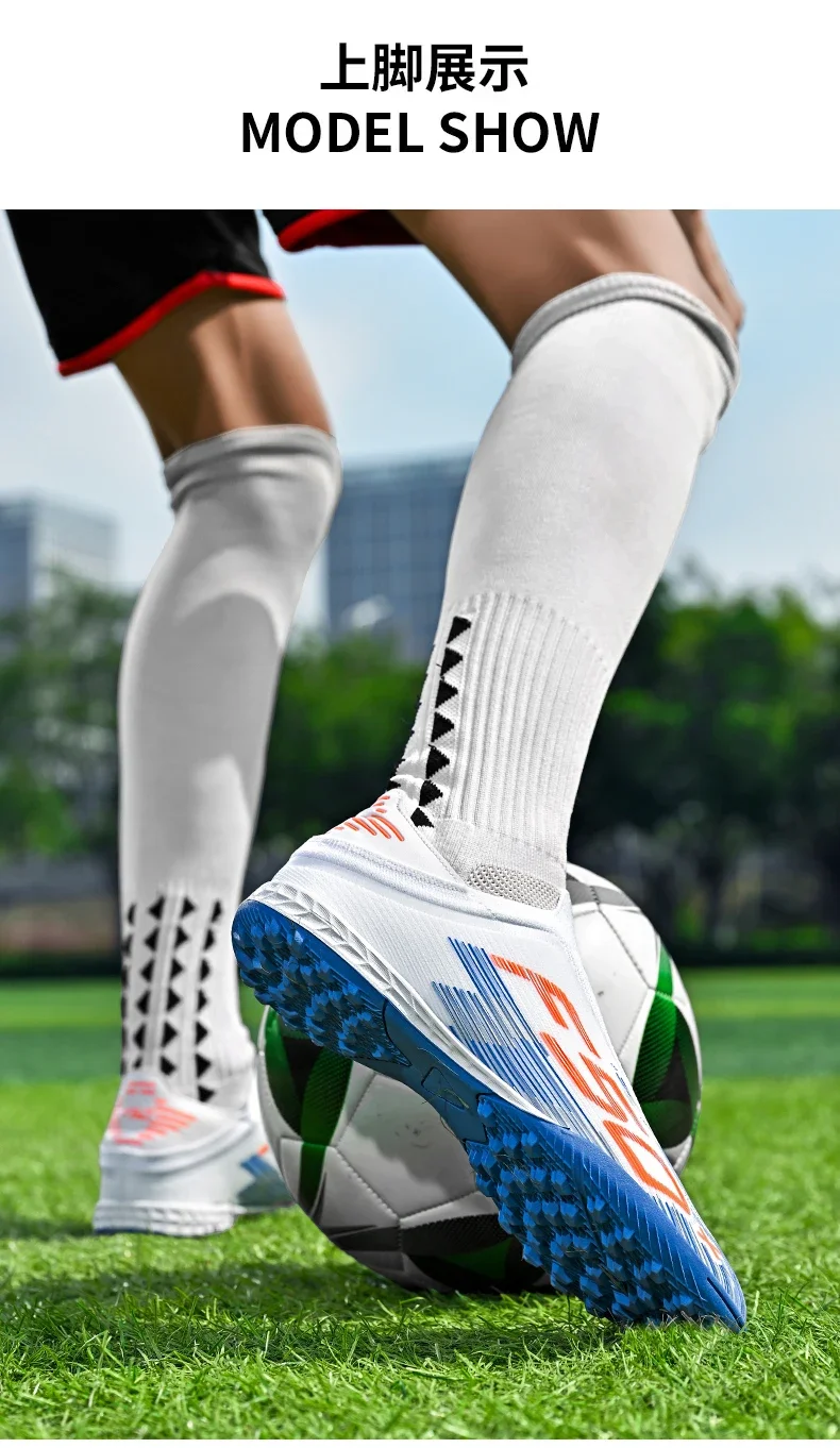 Neue ultraleichte Fußballschuhe für Herren, hochwertige, stark nachgefragte, professionelle Unisex-Fußballschuhe für Damen, TF/FG-Fußballstiefel, Futsal-Sneaker – Detail 14