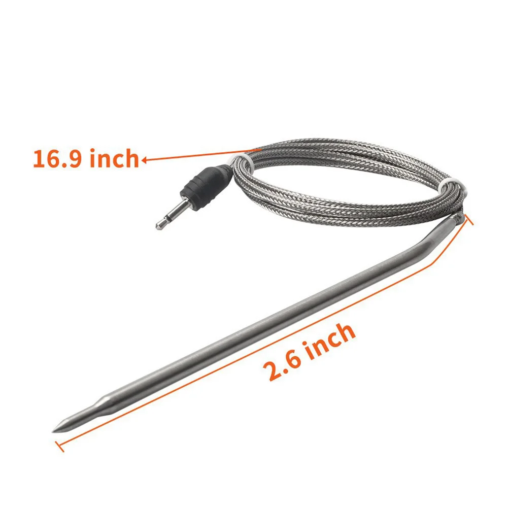 For ThermoPro Pin Temperature Probes TP16 TP07 Tools With Clip Accessorues Baking Cooking Measuring Compatible