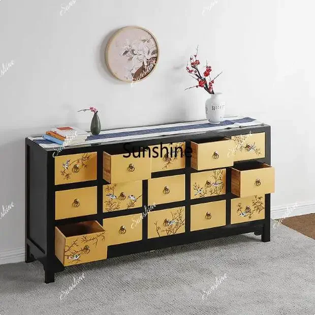Rectangle small apartment classical bedroom storage cabinet
