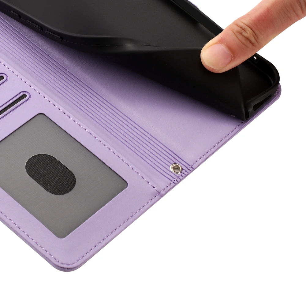 Casing Pova 7 Ultra 6 NEO Strap untuk Tecno Spark 40 Pro Plus 40C 30 30C Camon 40 30S, Dompet Kulit Lipat, Sarung Ponsel Motif Kucing Lucu