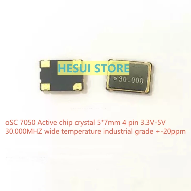 30M 30MHZ 30.000MHZ chip aktif osilator kristal OSC 5*7 5070 7050 SMD