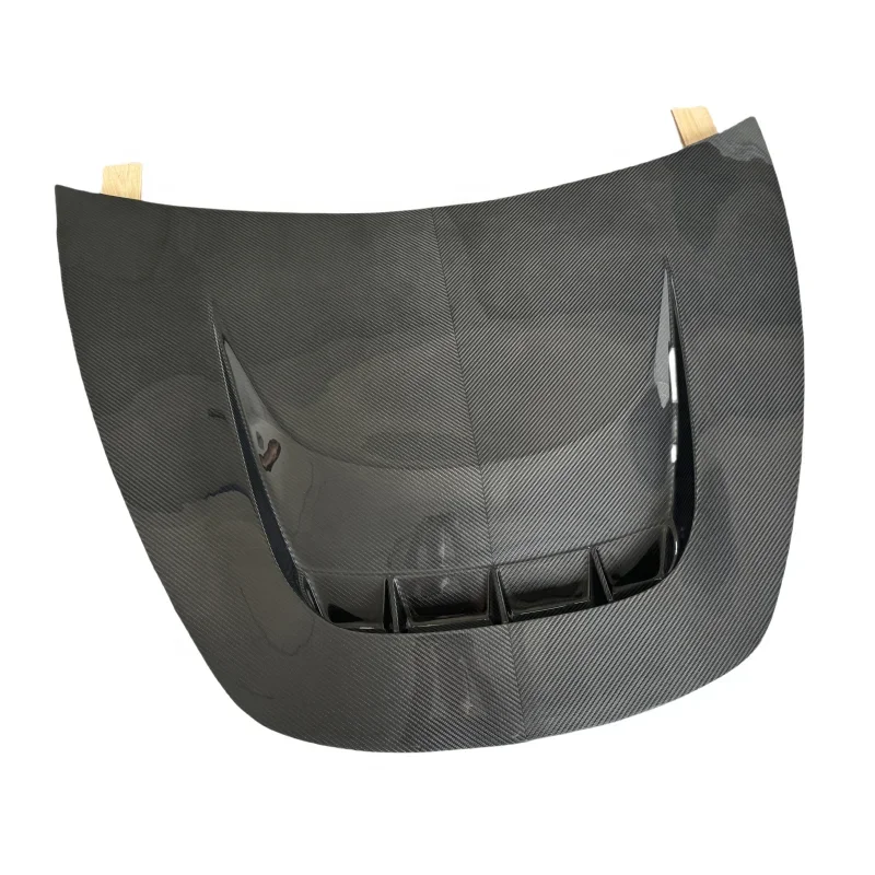 

R Style Dry Carbon Fiber Front Hood Bonnet For Tesla Model 3