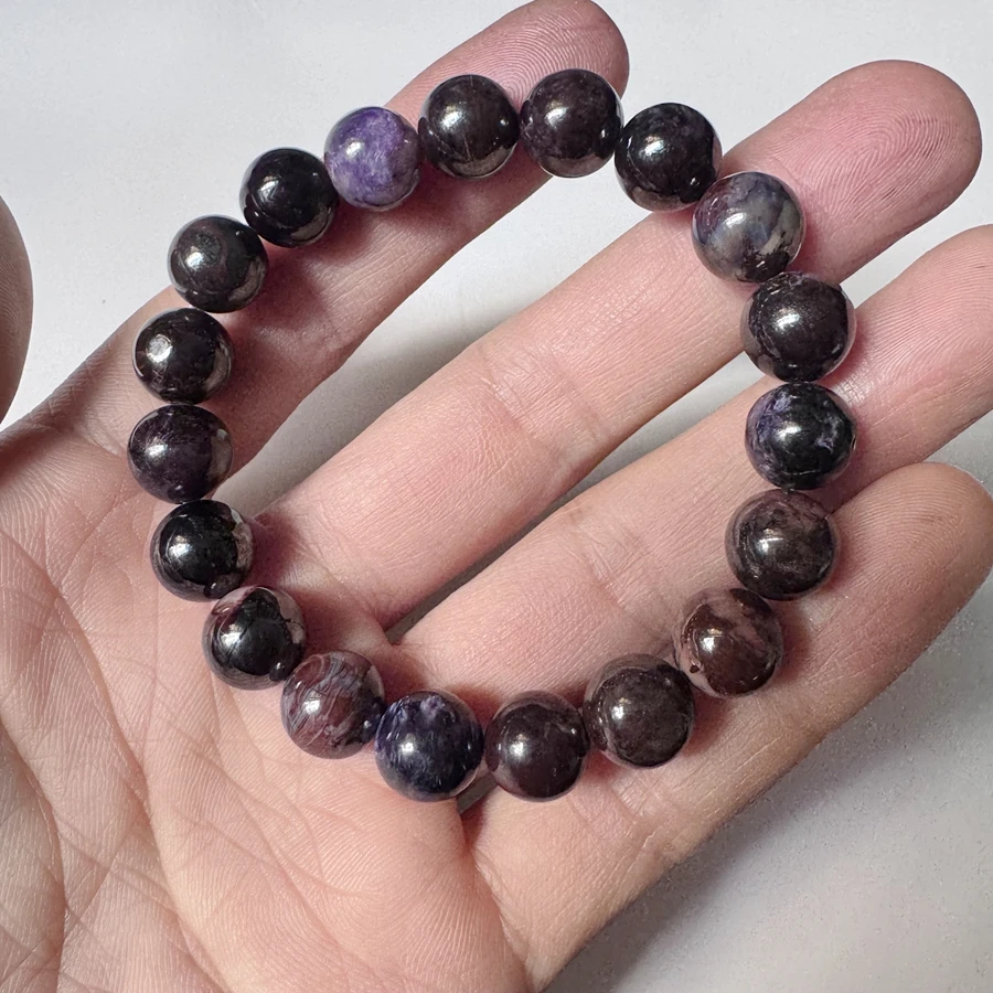 Natural Sugilite Charoite 10mm Round Gem Bracelets Gemstone Jewelry Bracelet 1pcs/pack