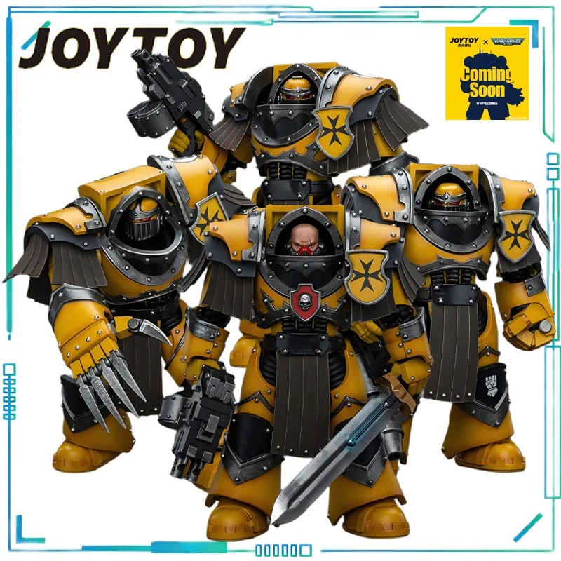 

JOYTOY оригинальный JOYTOY X Warhammer 40K серии императорский кулак/черный собор HH Empire Fist Iron Rider Терминатор модель игрушки подарок