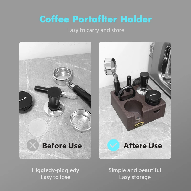 Coffee Tamper Station Portafialter Holder Stand 51mm 54mm 57mm 58mm for Delonghi Breville Espresso Accessories Barista Tools view 6