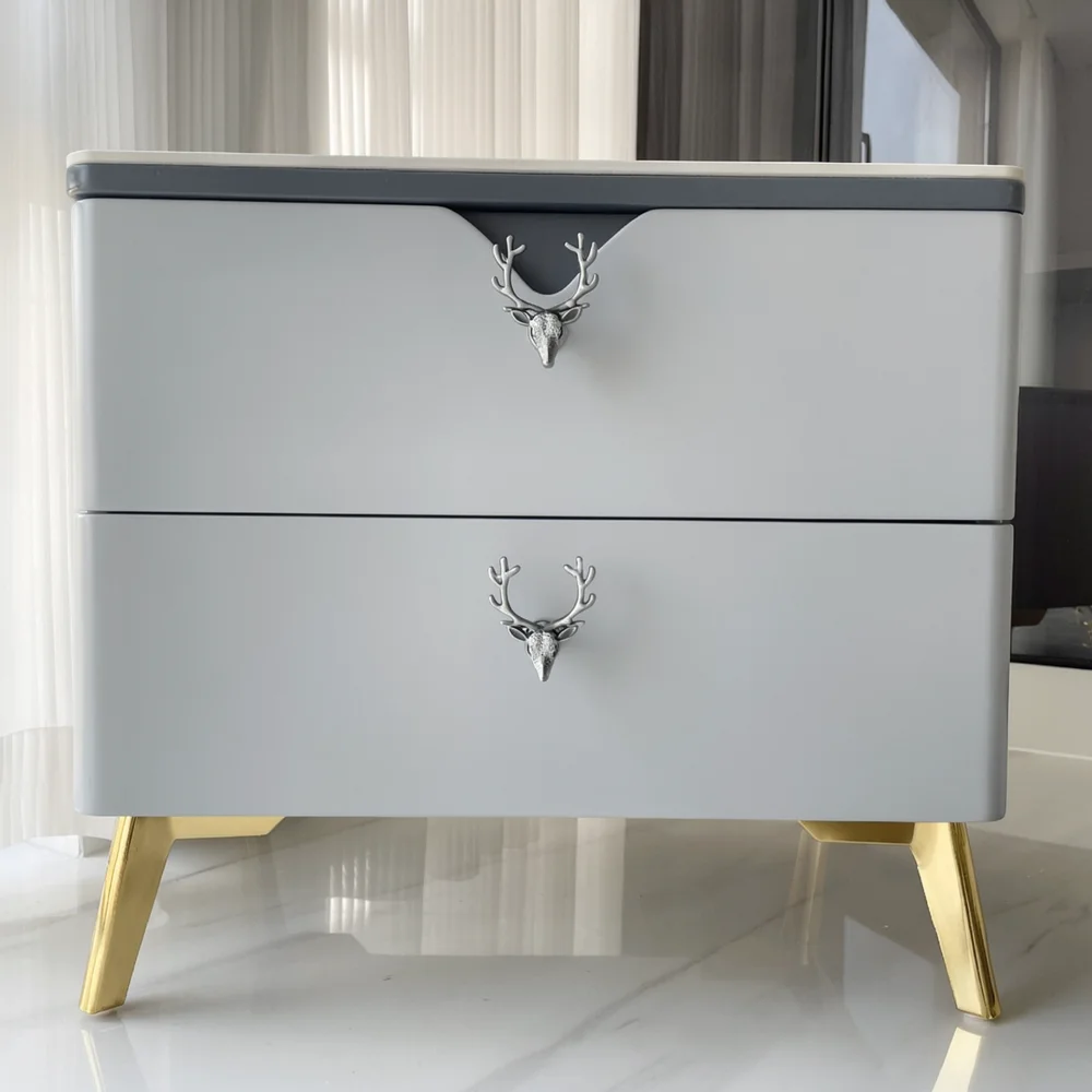 Unique Elk Design Cabinet Knobs Retro Zinc Alloy Drawer Handles Modern Furniture Pulls For Bedroom Wardrobe Storage