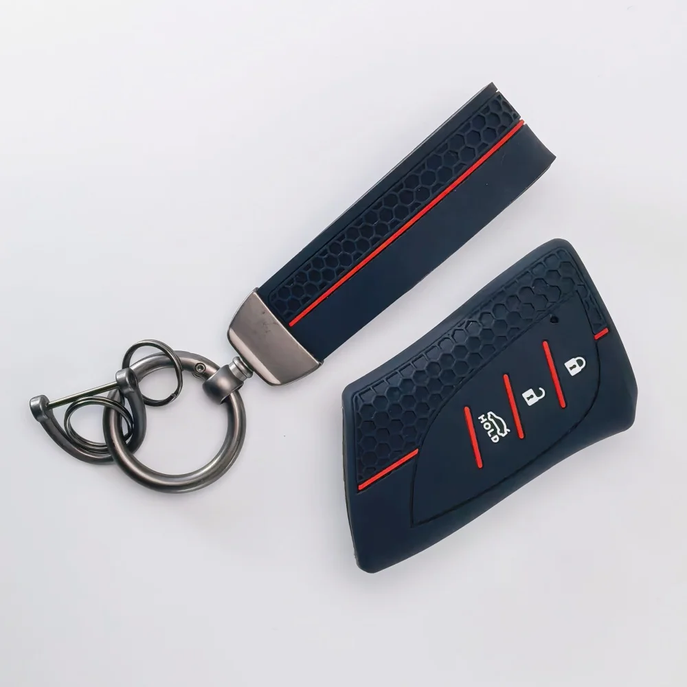 3 Buttons Key Remote Car Key Fob Case Suitable for Lexus ES350 LC500 LC500h LS500 LS500h GX460 LS500 UX250h 2018-2020