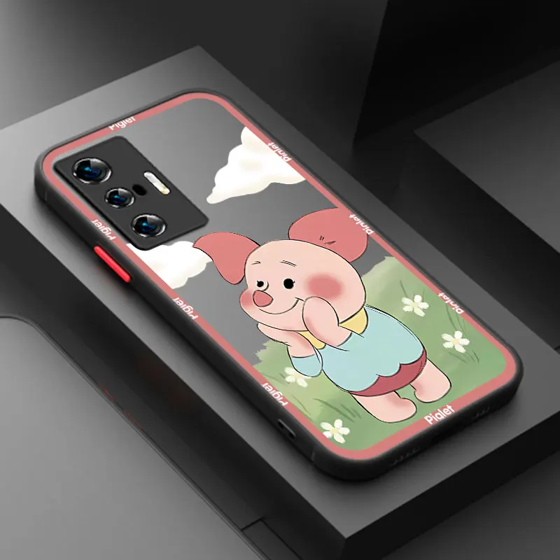 Winnie The Pooh Piglet Phone Case For Vivo X70 Pro Y02 Y15 Y22 Y76 S Y16 Y17 Y20 Y21 Y27 Y35 Y50 Y72 Y75 Y77 Y78 Y85 Y91 Y93