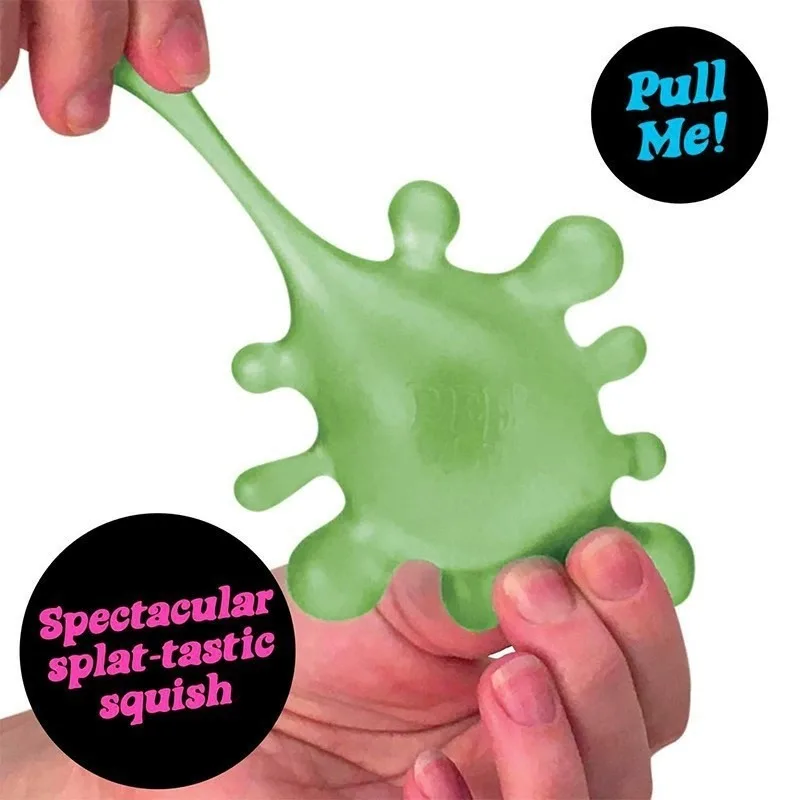New Splash Shaped Squeeze squishy Ball Cute Mini Slow Rebound Stress Relief Fidget Toy Non Sticky Portable Gift for Kids Adults