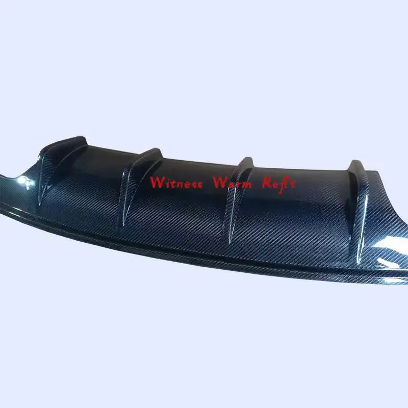 Car Body Kit Frp Carbon Fiber Rear Diffuser Lip Bumper Guard for Audi A3 Sline / S3 Sedan 4-door 2013 - 2016 view 6